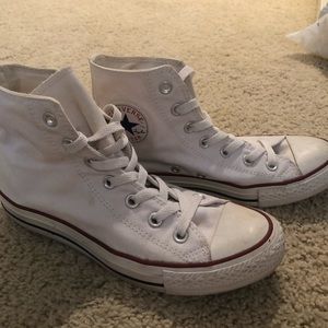White high top converse